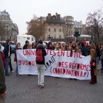 Manifestation de chmeurs et prcaires  Paris le 6 dcembre 2003 photo n16 